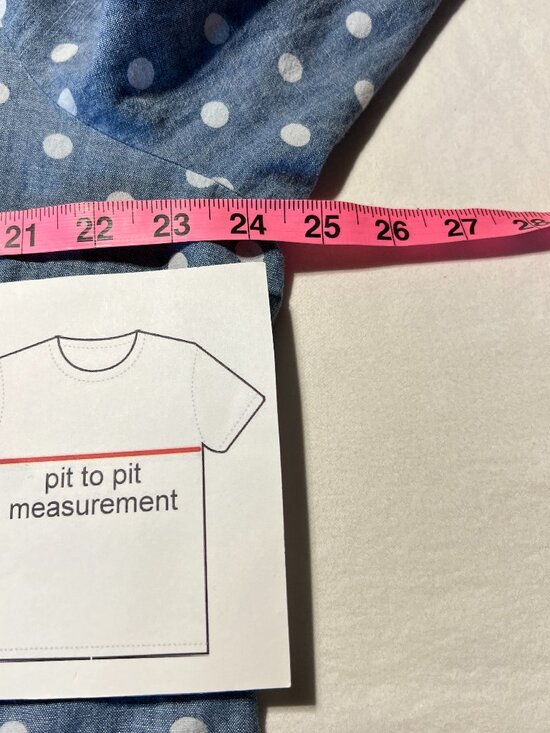 Tommy Hilfiger 100% Cotton Polka Dot Button‑Down – Women’s XXL | Quiet Luxury - Picture 9 of 10